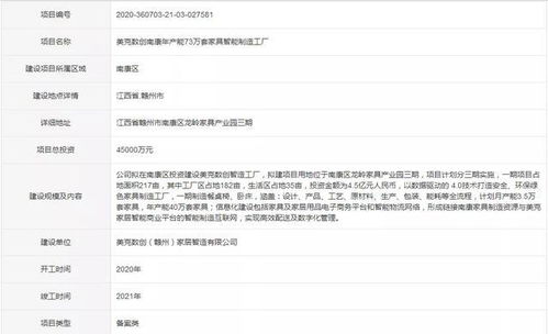 投資4.5億元！美克數(shù)創(chuàng)智能制造工廠落子南康，開啟家居產(chǎn)業(yè)數(shù)字化新篇章